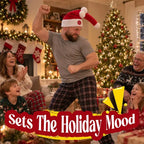 🔥 Holiday Celebration 70% OFF🔥Animated Naughty Santa Hat – Funny Christmas Party Hat with Moving Santa Ears