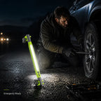 Rechargeable COB Work Light, USB-C Magnetic LED InspectionLight with Hook & Clamp, 360° Rotating Portable GarageMechanic Light for Car Repair