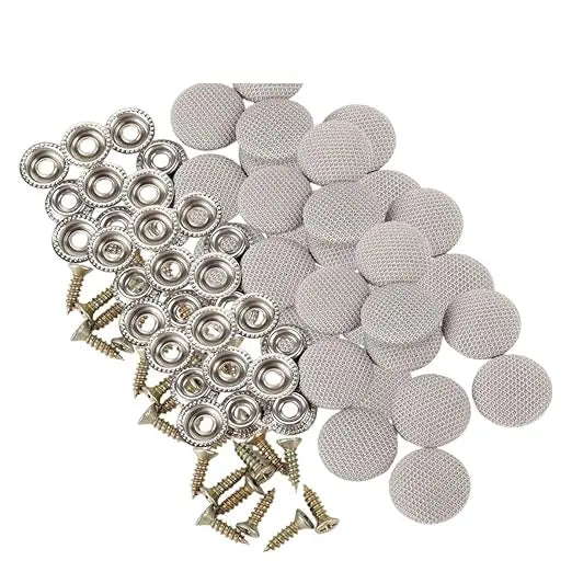 🔥 Holiday Celebration 70% OFF🔥50 Pack Car Roof Headliner Repair Buttons, Fabric Covered Retainer Screws, Auto Ceiling Liner Fixing Snap Fastener Clips