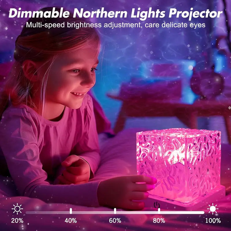 🎉 Holiday Celebration 70% OFF🎉Rechargeable Shower Light No Wiring, 16 Color Changeable Ocean Wave Projector Light,