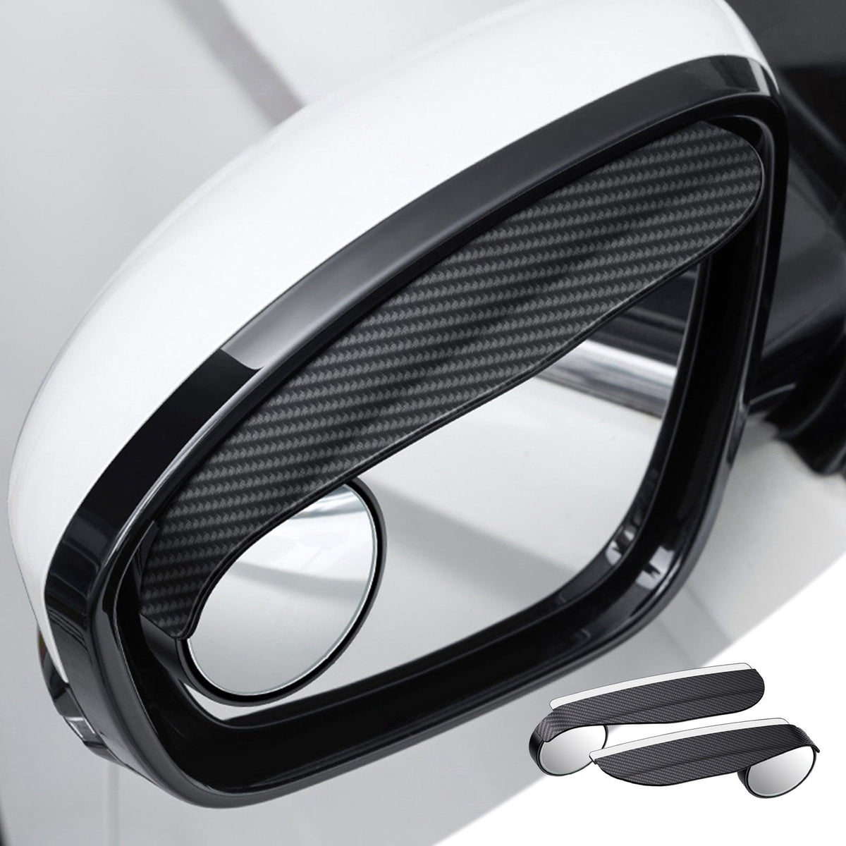 ⏳Time-Limited Special⏰🔥Carbon Fiber Car Mirror Blind Spot & Rain Visor Accessories☂️