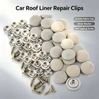 🔥 Holiday Celebration 70% OFF🔥50 Pack Car Roof Headliner Repair Buttons, Fabric Covered Retainer Screws, Auto Ceiling Liner Fixing Snap Fastener Clips