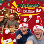 🔥 Holiday Celebration 70% OFF🔥Animated Naughty Santa Hat – Funny Christmas Party Hat with Moving Santa Ears