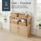 9x12 Scalloped Shelf Basket, Pantry Bins, 4 Pack