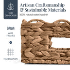 9x12 Scalloped Shelf Basket, Pantry Bins, 4 Pack
