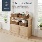 9x12 Scalloped Shelf Basket, Pantry Bins, 4 Pack