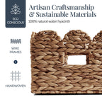16x12 Scalloped Shelf Basket, Pantry Bins, 2 Pack