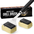 Bristle-Free Grill Brush & Scraper with Replacement Head