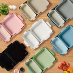 3-Piece Ceramic Casserole Dish Set W/Handles, Non-Stick for Baking & Serving
