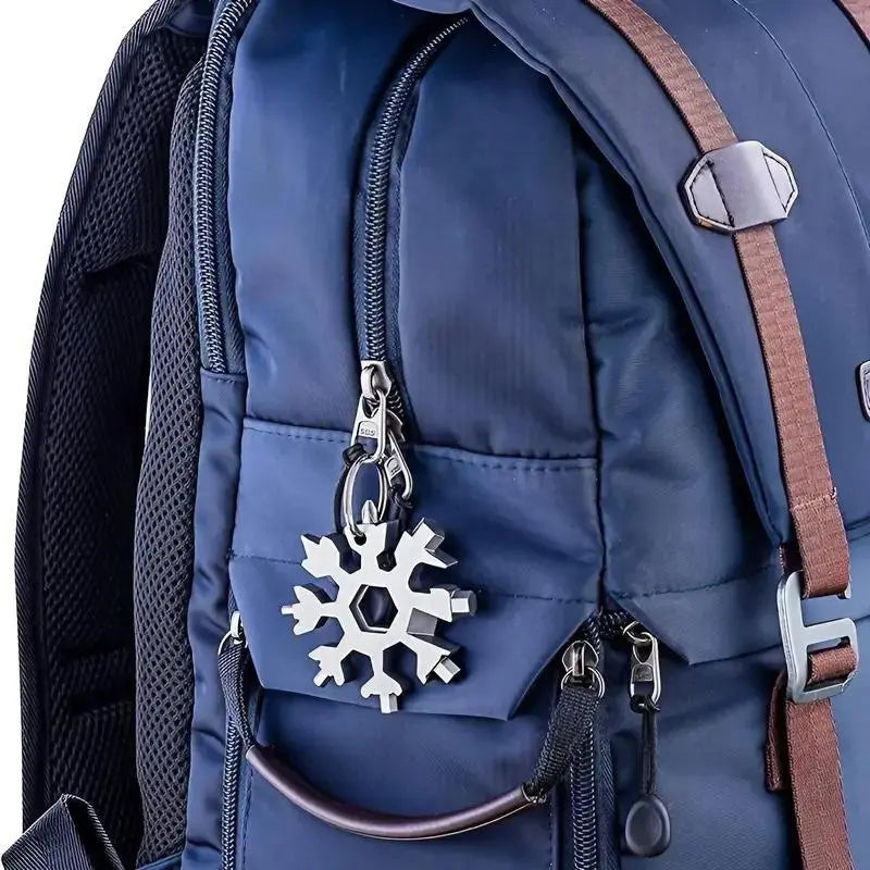 🎉 Holiday Celebration 70% OFF🎉18-in-1 Snowflake Multi Tool, Stainless Steel Wrench with Screwdriver & Bottle Opener