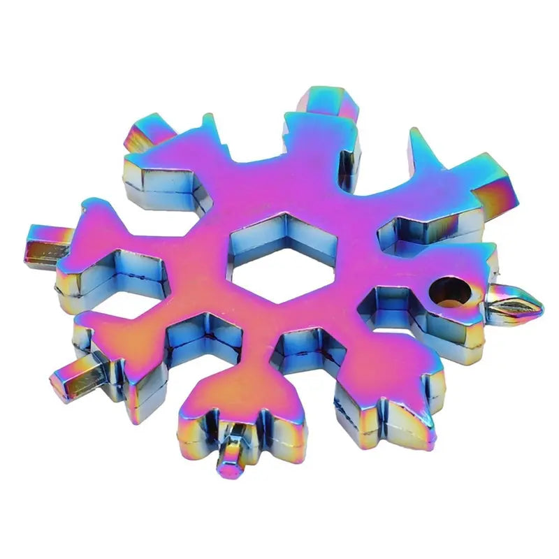 🎉 Holiday Celebration 70% OFF🎉18-in-1 Snowflake Multi Tool, Stainless Steel Wrench with Screwdriver & Bottle Opener